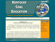 Tablet Screenshot of coaleducation.org